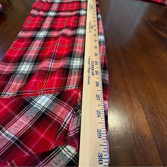 Victoria’s Secret Red Plaid Flannel Pajama Set Size Large - Picture 8 of 13